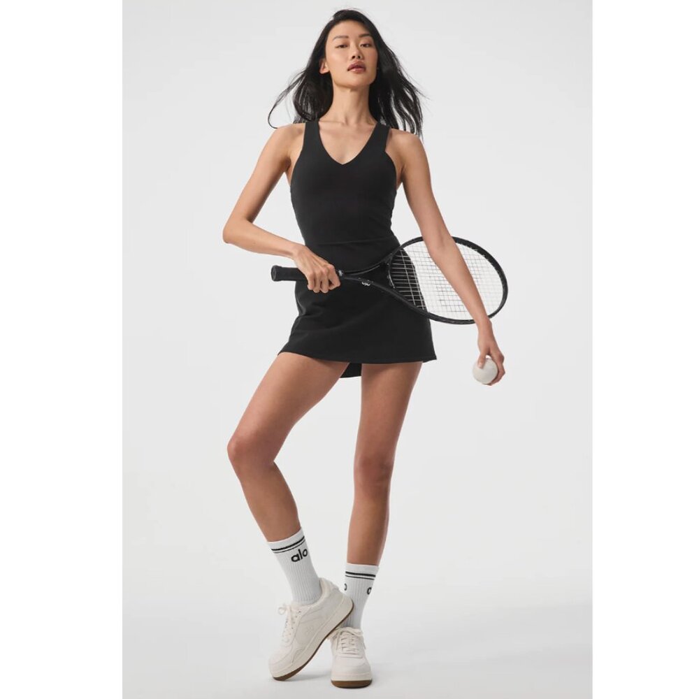 Alo Yoga Airbrush Real Dress | Black | Medium | Worn Once